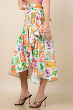Load image into Gallery viewer, Pineapple Stamp Wrap Around Skirt