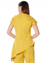 Load image into Gallery viewer, GRACIA-Asymmetric Cut Ruched-Side Top &amp; Pant Set