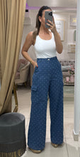 Load image into Gallery viewer, GRACIA-Denim Cargo Jeans