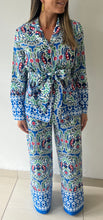 Load image into Gallery viewer, GRACIA-Abstract Button Down Top and Matching Pant Set