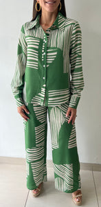 GRACIA- Abstract Stripes Matching Set