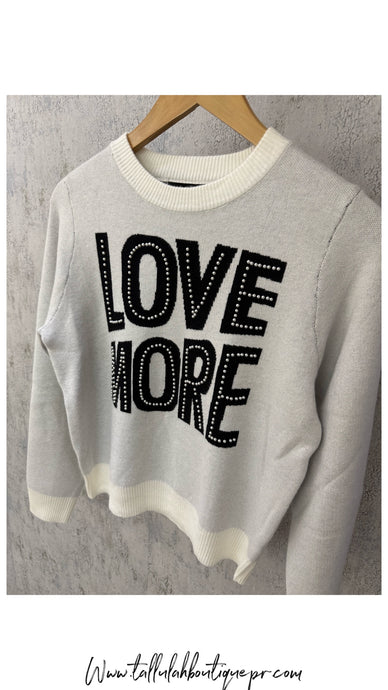 Love More Pearls Sweater