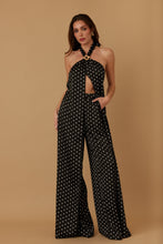 Load image into Gallery viewer, Polka Dot Halter Jumpsuit