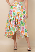 Load image into Gallery viewer, Pineapple Stamp Wrap Around Skirt