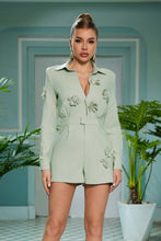 Load image into Gallery viewer, 3D Floral Detail Romper