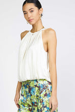 Load image into Gallery viewer, Bubble Hem Halter Neck Blouse