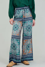 Load image into Gallery viewer, Color Block Boho Wide Leg Pants