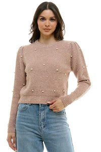 All over pearls Sweater