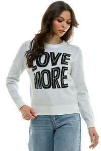 Love More Pearls Sweater