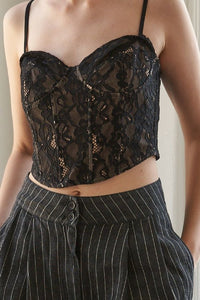 Laced Bustier Top