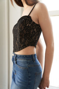 Laced Bustier Top