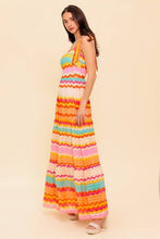 Load image into Gallery viewer, Summer Shoulder Tie Pleated Maxi Dress