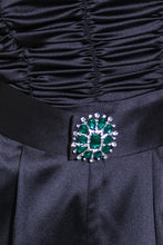 Load image into Gallery viewer, Ruched Strapless Jumpsuit