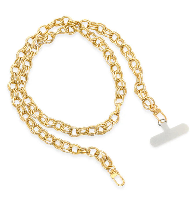 Long Double Oval Phone Chain