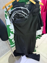 Load image into Gallery viewer, GRACIA-One Shoulder Flower Detail Wide Leg Jumpsuit