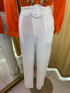 Straight Belted Pant