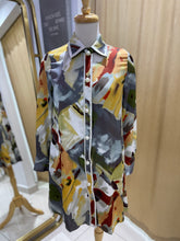 Load image into Gallery viewer, GRACIA- Fall Abstract Button Down Dress