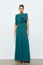 Load image into Gallery viewer, Sleeveless Draped Scarf-Neck Jumpsuit