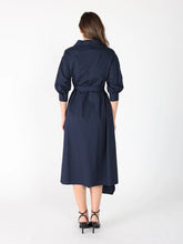 Load image into Gallery viewer, Bottom Wrap Shirt Collared Dress