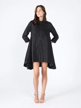 Load image into Gallery viewer, GRACIA-Low high front lace full sleeve dress