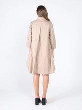 Load image into Gallery viewer, GRACIA-Low high front lace full sleeve dress