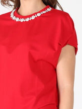 Load image into Gallery viewer, GRACIA-Pearl Work Round Neck Top