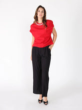 Load image into Gallery viewer, GRACIA-Pearl Work Round Neck Top