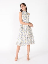 Load image into Gallery viewer, GRACIA-Floral Printed Sleeveless Waist Band Dress