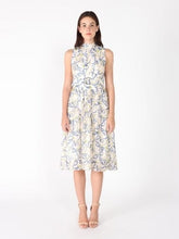 Load image into Gallery viewer, GRACIA-Floral Printed Sleeveless Waist Band Dress