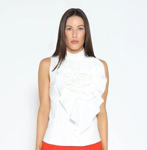 Load image into Gallery viewer, GRACIA-Ruffle Flower Detail Tank Top