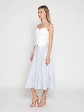 Load image into Gallery viewer, GRACIA-Ruffled Mesh Crop Top