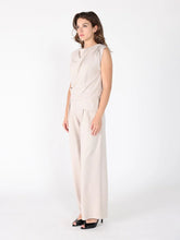 Load image into Gallery viewer, GRACIA-Shoulder Gathered Drape Top And Pant Set