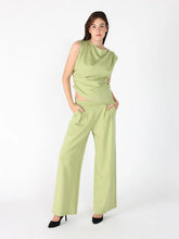 Load image into Gallery viewer, GRACIA-Shoulder Gathered Drape And Pant Set