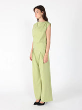 Load image into Gallery viewer, GRACIA-Shoulder Gathered Drape And Pant Set