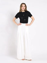Load image into Gallery viewer, GRACIA-Wide Leg Solid Palazzo Flowy Pants