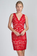 Load image into Gallery viewer, Cut Out Lace Tank Dress