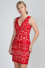 Load image into Gallery viewer, Cut Out Lace Tank Dress