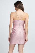 Load image into Gallery viewer, Metallic Jacquard Dress