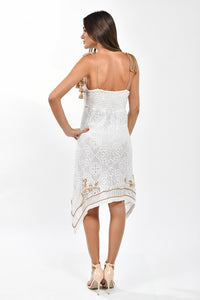 TASSEL AND BEADS RESORT DRESS