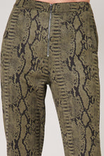 Load image into Gallery viewer, Biker Girl Vibes Snake Print Pants