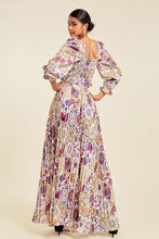 Load image into Gallery viewer, Mosaic Printed Multi Color Maxi Skirt Set