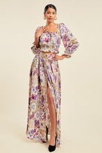 Load image into Gallery viewer, Mosaic Printed Multi Color Maxi Skirt Set