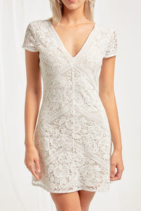 Floral Lace Bodycon Dress