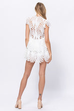 Load image into Gallery viewer, Button Down Crochet Laced Dress