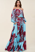 Load image into Gallery viewer, Giant Flowers Top and Maxi Skirt Matching Set