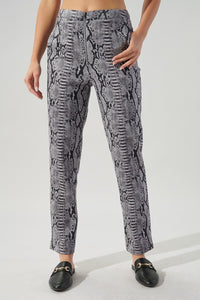 Biker Girl Vibes Snake Print Pants