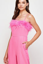 Load image into Gallery viewer, Classic Jumpsuit with bust feather