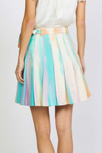 Load image into Gallery viewer, Pastel Gradiation Pleated Skirt