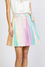 Load image into Gallery viewer, Pastel Gradiation Pleated Skirt