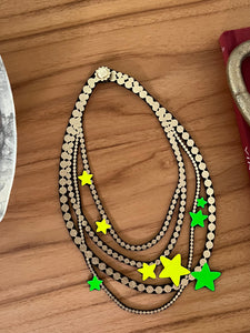 Madame Pearls-Neon Stars